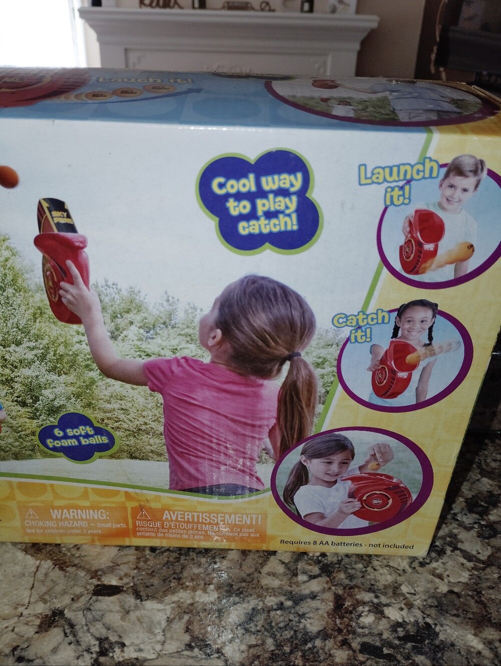 Red Pong Ball Launcher - Kids Action Toy New - Picture 3 of 6